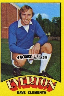 Sticker Dave Clements - Footballers 1974-1975
 n. 31 - A&BC