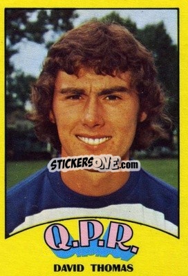 Sticker Dave Thomas - Footballers 1974-1975
 n. 104 - A&BC