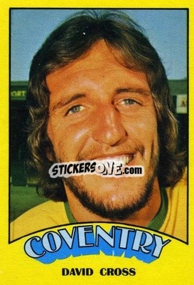 Sticker David Cross - Footballers 1974-1975
 n. 60 - A&BC