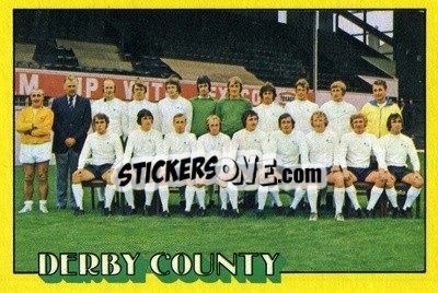 Sticker Derby County Team - Footballers 1974-1975
 n. 74 - A&BC