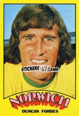 Figurina Duncan Forbes - Footballers 1974-1975
 n. 41 - A&BC