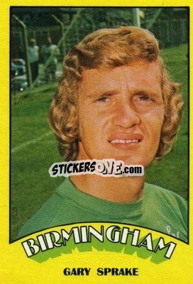 Sticker Gary Sprake - Footballers 1974-1975
 - A&BC