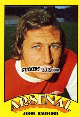 Sticker John Radford - Footballers 1974-1975
 n. 117 - A&BC