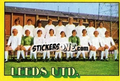 Sticker Leeds United Team - Footballers 1974-1975
 n. 63 - A&BC
