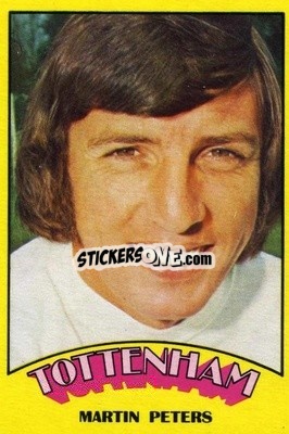 Sticker Martin Peters - Footballers 1974-1975
 - A&BC