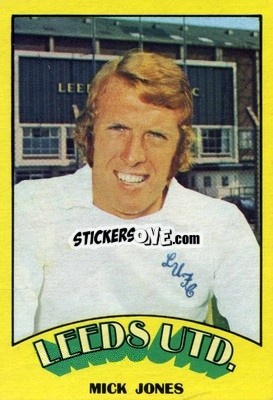 Sticker Mick Jones - Footballers 1974-1975
 n. 77 - A&BC