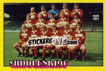 Sticker Middlesbrough Team - Footballers 1974-1975
 n. 94 - A&BC