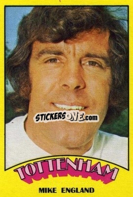 Sticker Mike England - Footballers 1974-1975
 n. 103 - A&BC