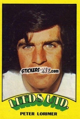Sticker Peter Lorimer - Footballers 1974-1975
 n. 71 - A&BC