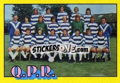 Sticker Queens Park Rangers Team - Footballers 1974-1975
 n. 93 - A&BC