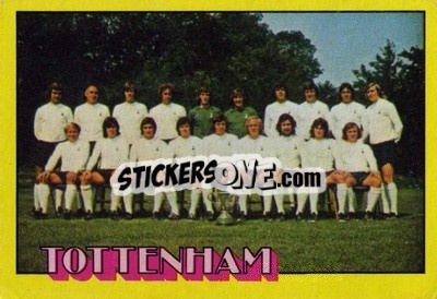 Sticker Tottenham Hotspur Team - Footballers 1974-1975
 n. 102 - A&BC
