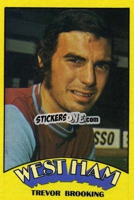 Sticker Trevor Brooking - Footballers 1974-1975
 n. 61 - A&BC