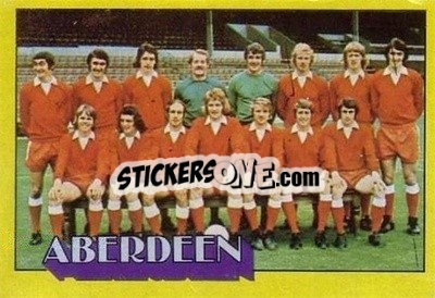 Sticker Aberdeen Team Group  - Scottish Footballers 1974-1975
 - A&BC
