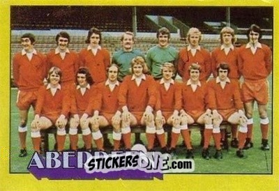 Sticker Aberdeen Team Group  - Scottish Footballers 1974-1975
 n. 1 - A&BC