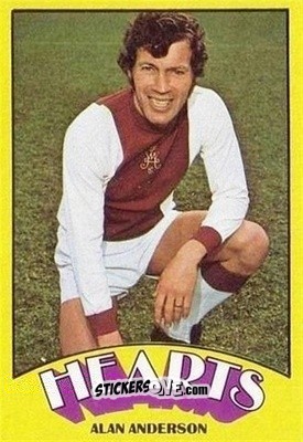 Sticker Alan Anderson - Scottish Footballers 1974-1975
 n. 68 - A&BC