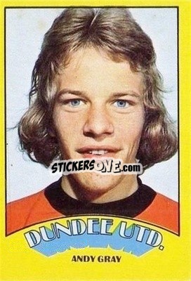 Sticker Andy Gray - Scottish Footballers 1974-1975
 - A&BC