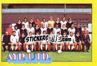 Sticker Ayr United Team Group  - Scottish Footballers 1974-1975
 - A&BC
