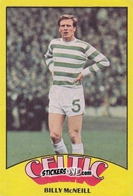 Sticker Billy McNeill - Scottish Footballers 1974-1975
 n. 19 - A&BC