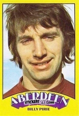 Sticker Billy Pirie - Scottish Footballers 1974-1975
 n. 14 - A&BC