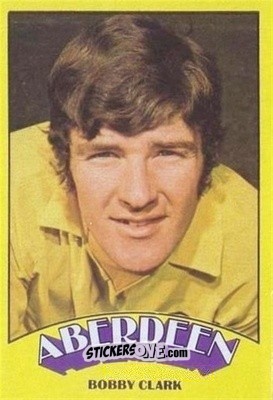 Sticker Bobby Clark - Scottish Footballers 1974-1975
 n. 7 - A&BC