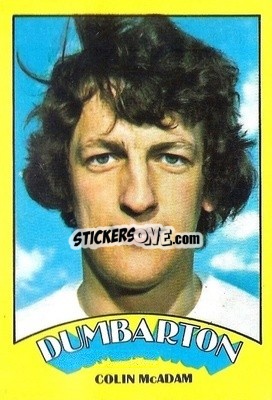 Sticker Colin McAdam - Scottish Footballers 1974-1975
 - A&BC