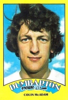 Cromo Colin McAdam - Scottish Footballers 1974-1975
 - A&BC