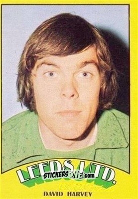 Sticker David Harvey - Scottish Footballers 1974-1975
 - A&BC