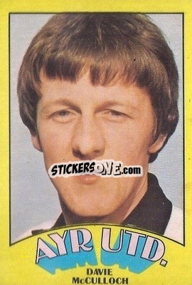 Cromo Davie McCulloch - Scottish Footballers 1974-1975
 - A&BC
