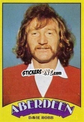 Sticker Davie Robb - Scottish Footballers 1974-1975
 - A&BC