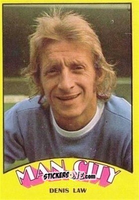 Sticker Denis Law - Scottish Footballers 1974-1975
 n. 63 - A&BC