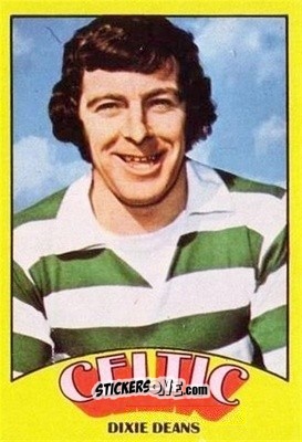 Sticker Dixie Deans - Scottish Footballers 1974-1975
 n. 33 - A&BC