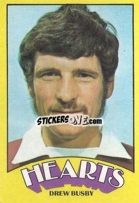 Sticker Drew Busby - Scottish Footballers 1974-1975
 - A&BC