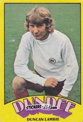 Sticker Duncan Lambie - Scottish Footballers 1974-1975
 n. 48 - A&BC