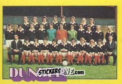 Sticker Dundee Team Group  - Scottish Footballers 1974-1975
 n. 38 - A&BC