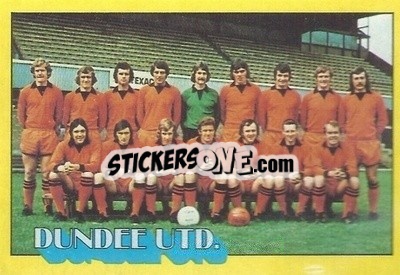 Sticker Dundee United Team Group 