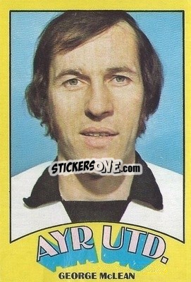 Cromo George McLean - Scottish Footballers 1974-1975
 - A&BC