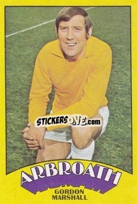 Cromo Gordon Marshall - Scottish Footballers 1974-1975
 - A&BC