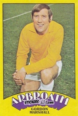 Sticker Gordon Marshall - Scottish Footballers 1974-1975
 n. 17 - A&BC