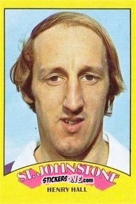 Sticker Henry Hall - Scottish Footballers 1974-1975
 - A&BC