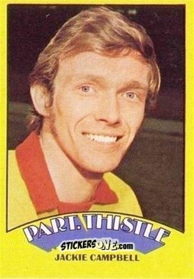 Sticker Jackie Campbell - Scottish Footballers 1974-1975
 n. 98 - A&BC
