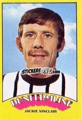 Sticker Jackie Sinclair - Scottish Footballers 1974-1975
 - A&BC