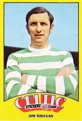 Sticker Jim Brogan - Scottish Footballers 1974-1975
 n. 34 - A&BC
