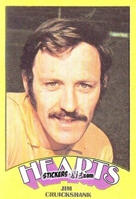 Sticker Jim Cruickshank - Scottish Footballers 1974-1975
 n. 62 - A&BC