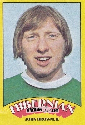 Cromo John Brownlie - Scottish Footballers 1974-1975
 - A&BC