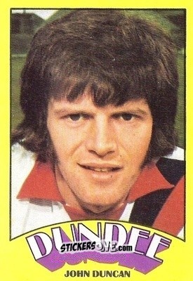 Sticker John Duncan - Scottish Footballers 1974-1975
 n. 42 - A&BC