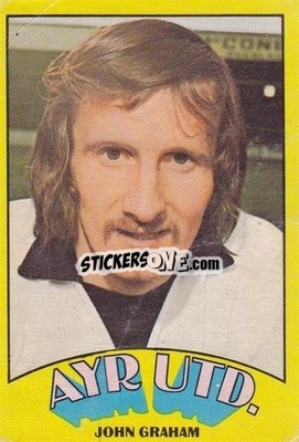 Sticker John Graham - Scottish Footballers 1974-1975
 - A&BC