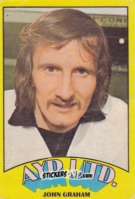 Sticker John Graham - Scottish Footballers 1974-1975
 n. 22 - A&BC