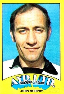 Sticker John Murphy - Scottish Footballers 1974-1975
 n. 28 - A&BC