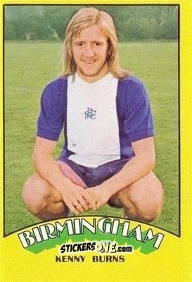 Sticker Kenny Burns - Scottish Footballers 1974-1975
 n. 88 - A&BC
