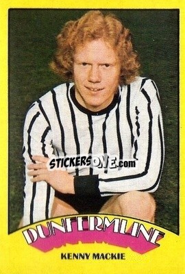 Sticker Kenny Mackie - Scottish Footballers 1974-1975
 - A&BC